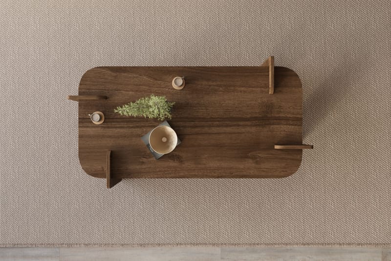 Osmiric sofabord 120 cm rektangulært - Valnød - Møbler - Borde - Sofabord