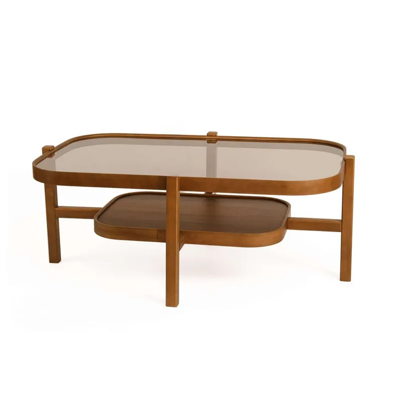 Ostrin Sofabord 110 cm - Mørkebrun - Møbler - Borde - Sofabord