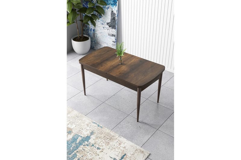 Ostwerwal Spisebord 132 cm Rektangulær - Brun - Møbler - Borde - Spisebord og køkkenbord
