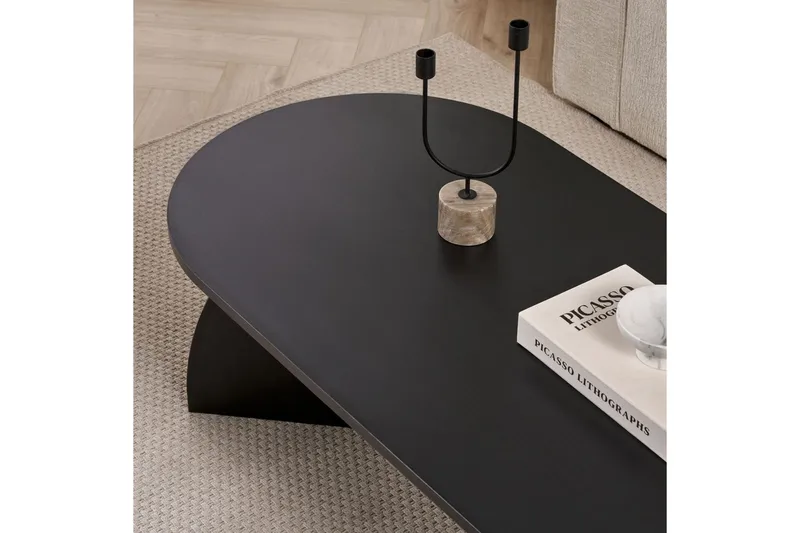 Osyra Sofabord 120 cm - Sort - Møbler - Borde - Sofabord