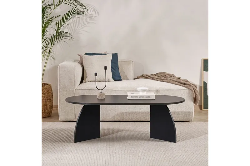 Osyra Sofabord 120 cm - Sort - Møbler - Borde - Sofabord