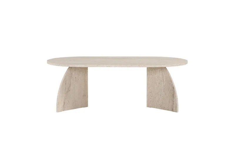 Osyra Sofabord 120 cm, Travertin