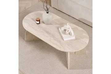 Osyra Sofabord 120 cm - Travertin - Møbler - Borde - Sofabord