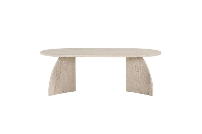 Osyra Sofabord 120 cm - Travertin - Møbler - Borde - Sofabord