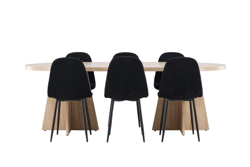 Oval Dining Set Venture Home - Møbler - Borde - Spisebordssæt