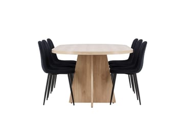 Oval Dining Set Venture Home - Møbler - Borde - Spisebordssæt