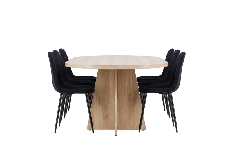 Oval Dining Set Venture Home - Møbler - Borde - Spisebordssæt