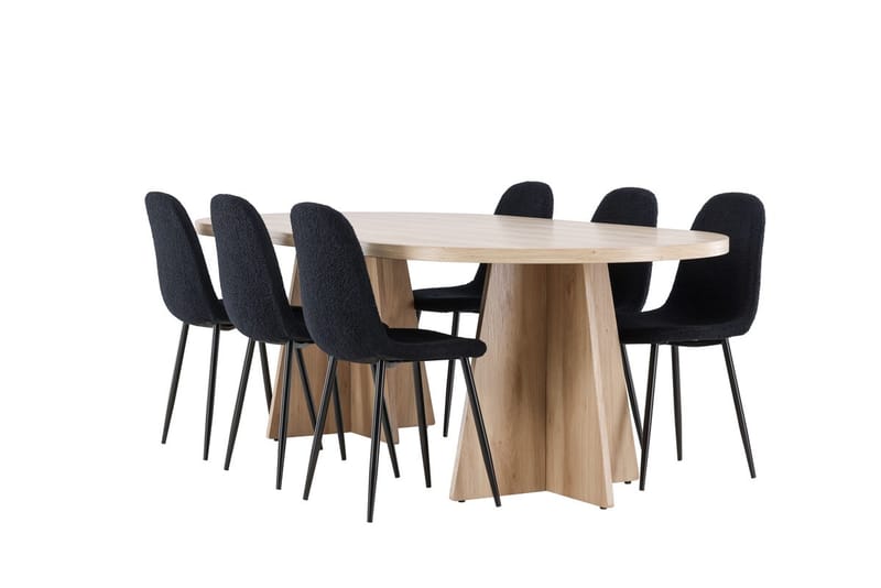 Oval Dining Set Venture Home - Møbler - Borde - Spisebordssæt