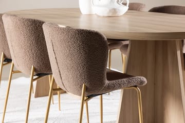 Oval Dining Set Venture Home - Møbler - Borde - Spisebordssæt