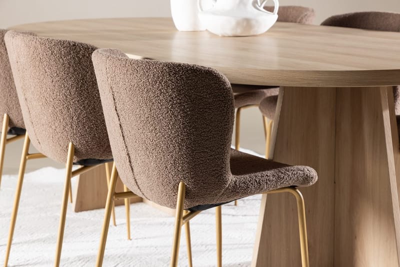 Oval Dining Set Venture Home - Møbler - Borde - Spisebordssæt