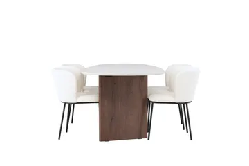 Oval Dining Set Venture Home - Møbler - Borde - Spisebordssæt
