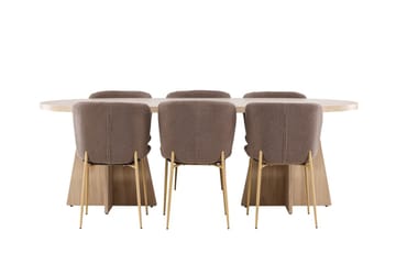 Oval Dining Set Venture Home - Møbler - Borde - Spisebordssæt
