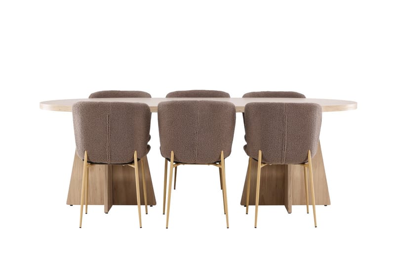 Oval Dining Set Venture Home - Møbler - Borde - Spisebordssæt