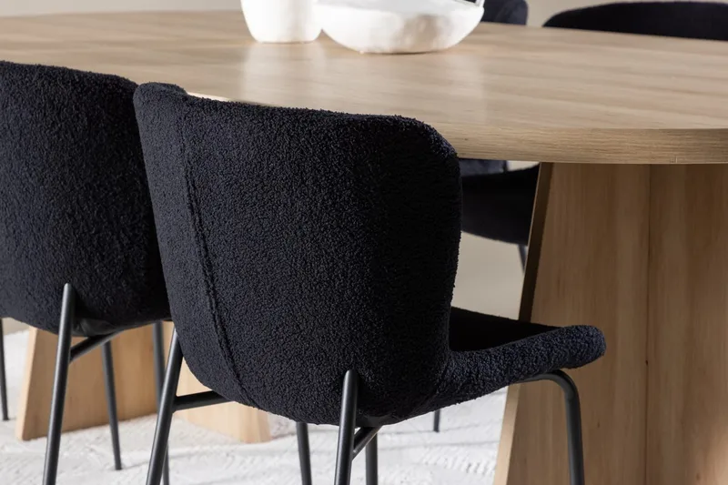 Oval Dining Set Venture Home - Møbler - Borde - Spisebordssæt