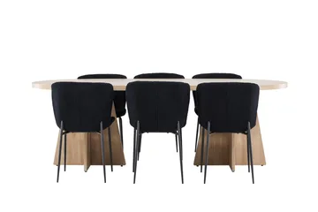 Oval Dining Set Venture Home - Møbler - Borde - Spisebordssæt