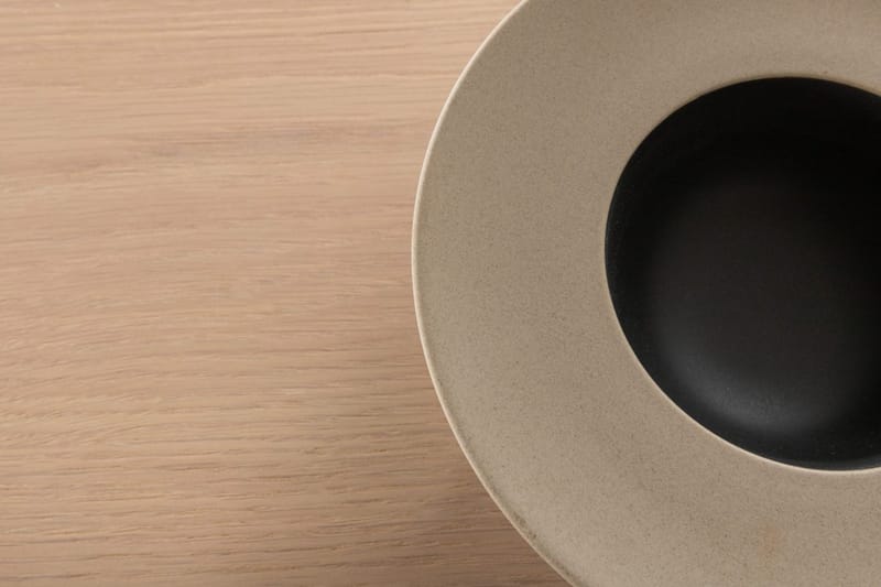 Oval matgrupp Venture Home Beige Ljust trä 4st - Møbler - Borde - Spisebordssæt