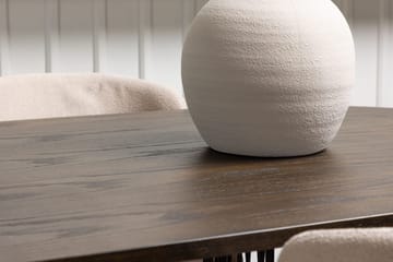 Oval matgrupp Venture Home Beige Mocka 4st - Møbler - Borde - Spisebordssæt