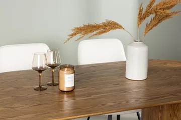 Oval matgrupp Venture Home Beige Natur 4st - Møbler - Borde - Spisebordssæt