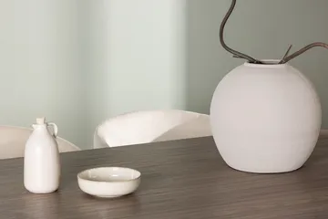Oval matgrupp Venture Home Beige Natur 4st - Møbler - Borde - Spisebordssæt