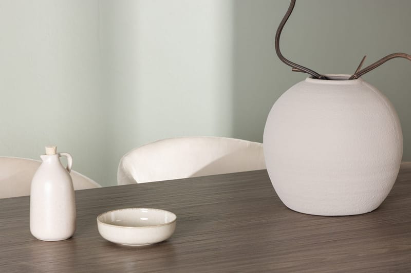 Oval matgrupp Venture Home Beige Natur 4st - Møbler - Borde - Spisebordssæt