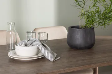 Oval matgrupp Venture Home Brun Natur 4st - Møbler - Borde - Spisebordssæt