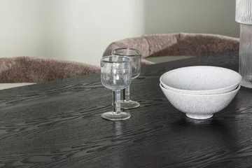 Oval matgrupp Venture Home Brun Svart 4st - Møbler - Borde - Spisebordssæt
