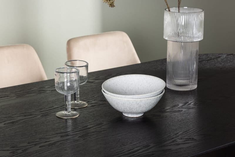 Oval matgrupp Venture Home Brun Svart 4st - Møbler - Borde - Spisebordssæt
