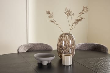 Oval matgrupp Venture Home Brun Svart 6st - Møbler - Borde - Spisebordssæt
