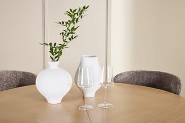 Oval matgrupp Venture Home Brun Vitputsad 4st - Møbler - Borde - Spisebordssæt