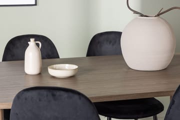 Oval matgrupp Venture Home Mörkt trä - Møbler - Borde - Spisebordssæt