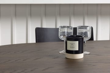 Oval matgrupp Venture Home Svart Mocka 4st - Møbler - Borde - Spisebordssæt