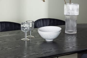 Oval matgrupp Venture Home Svart Svart 4st - Møbler - Borde - Spisebordssæt