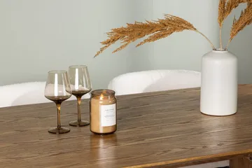 Oval matgrupp Venture Home Vit Natur 4st - Møbler - Borde - Spisebordssæt