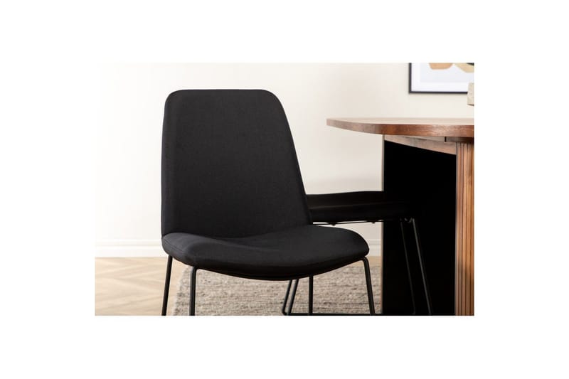 Oval spisebordssæt Bianca, Muce - 200x90x75 - Møbler - Borde - Spisebordssæt