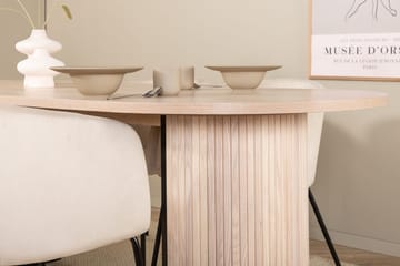 Oval spisegruppe Venture Home Bianca, Berit - Møbler - Borde - Spisebordssæt