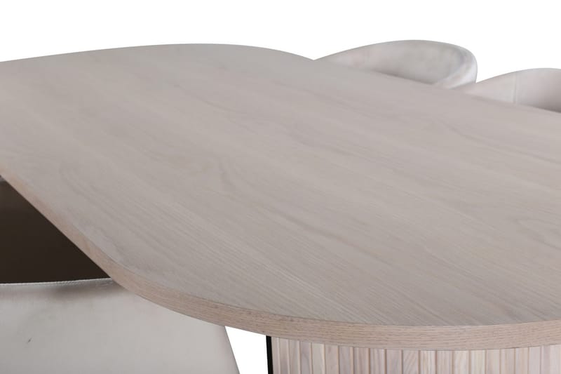 Oval spisegruppe Venture Home Bianca, Berit - Møbler - Borde - Spisebordssæt