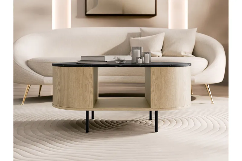 Pantego Sofabord 100x52 cm - Brun - Møbler - Borde - Sofabord