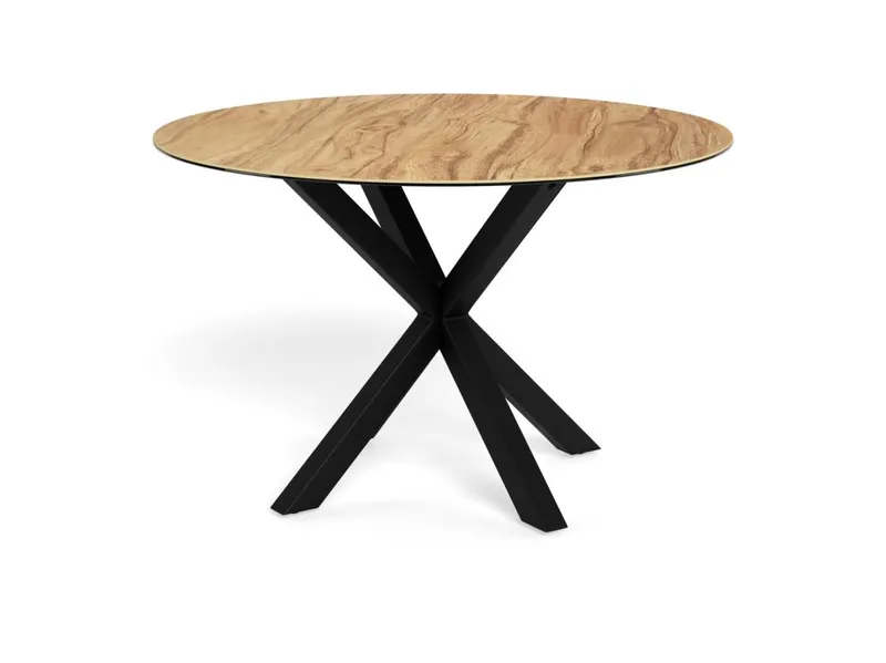 Parkins spisebord 119 cm rundt, Vild eg