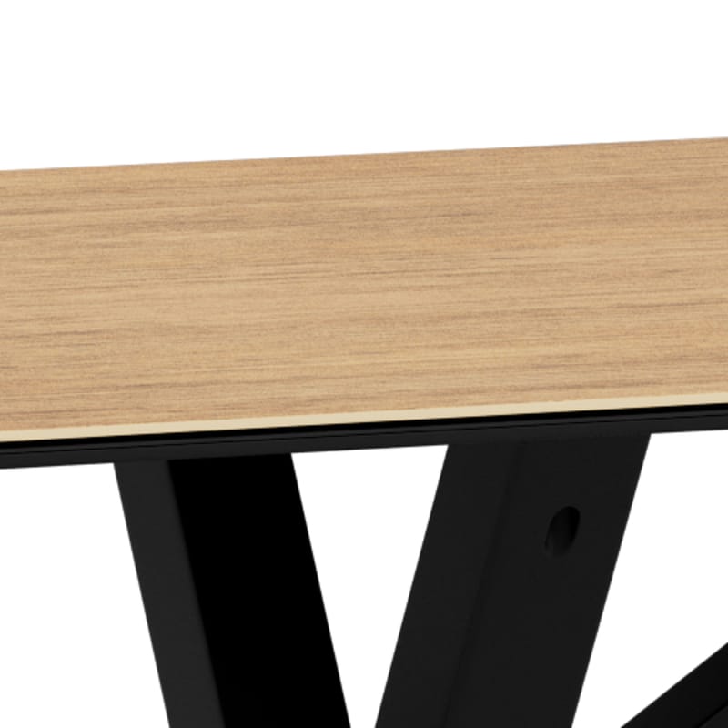 Parkins spisebord 200 cm - Sort - Møbler - Borde - Spisebord og køkkenbord