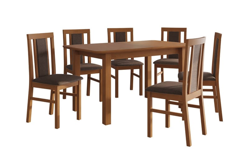 Patrickswell Spisegruppe - Brun/Træ - Spisebordssæt