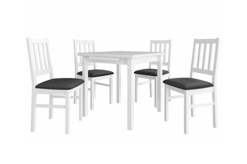 Patrickswell Spisegruppe - Hvid/Grå - Spisebordssæt