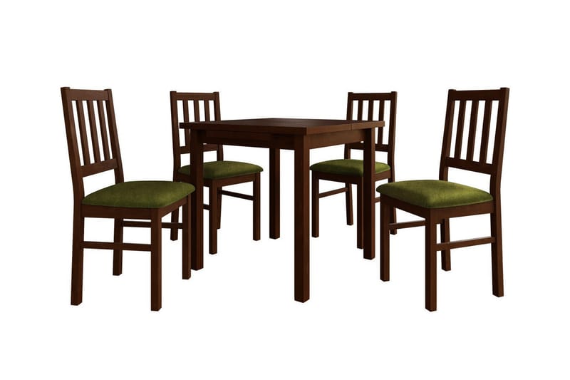 Patrickswell Spisegruppe - Mørkebrun - Spisebordssæt