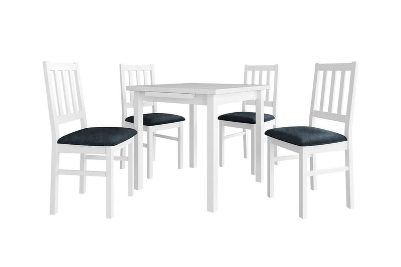 Patrickswell Spisegruppe - Sort/Hvid - Spisebordssæt