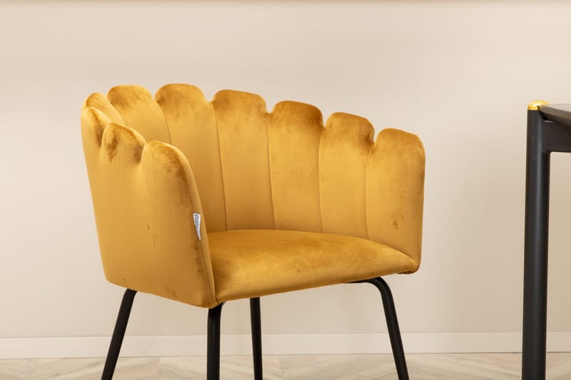 Pelle Spisebordssæt 190 cm Rektangulær med 6 Limhamn Stole - Svart - Møbler - Borde - Spisebordssæt