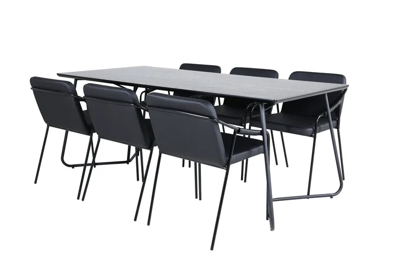 Petra Spisebord 190 cm med 6 Tvista Barstole