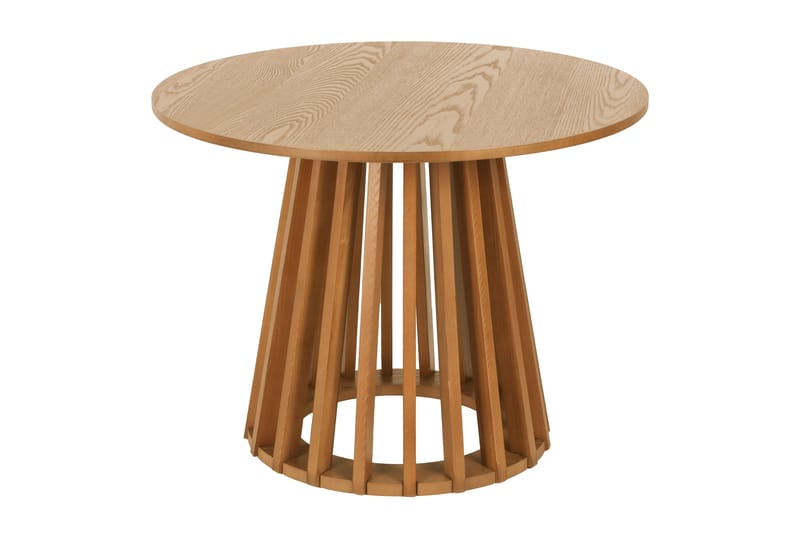 Peyra Sofabord / Indskudsbord Rundt 86/60 cm Finér - Eg - Møbler - Borde - Sofabord