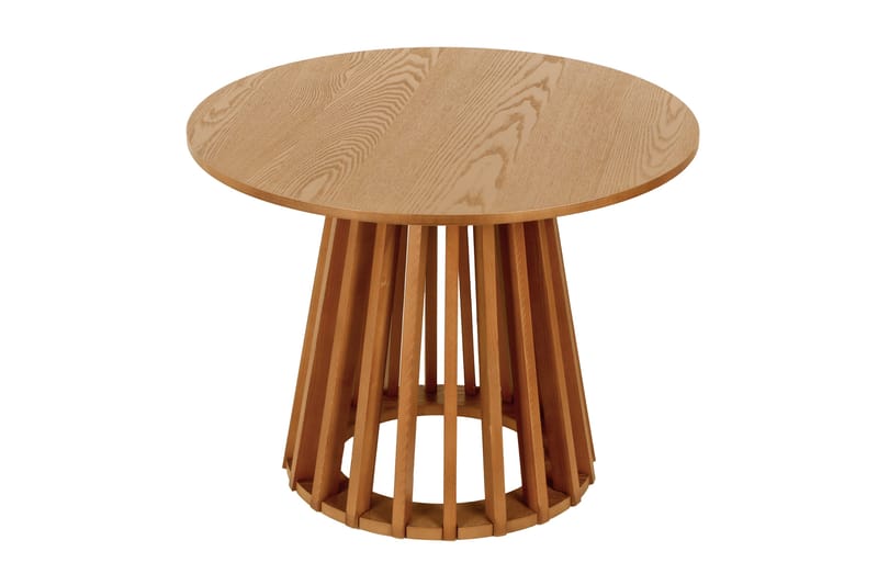 Peyra sofabord rundt 60 cm finér - Eg - Møbler - Borde - Sofabord