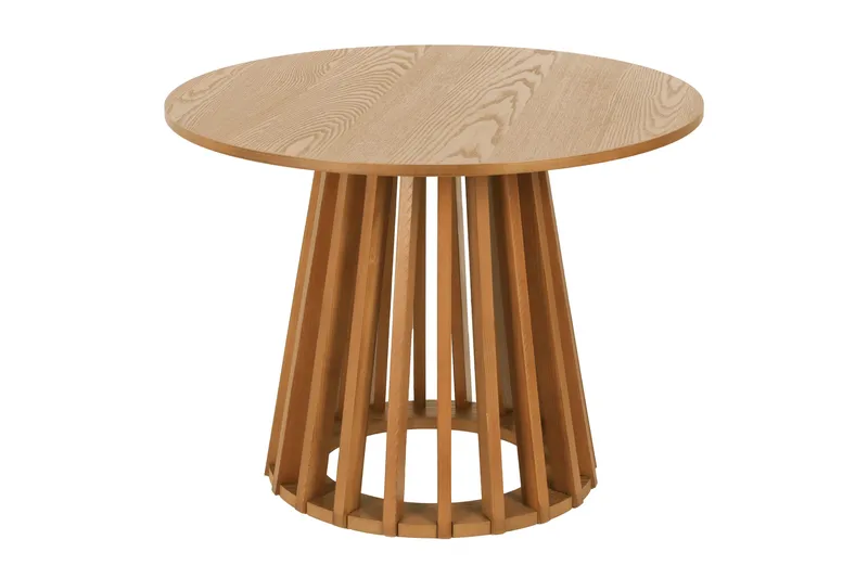 Peyra sofabord rundt 60 cm finér, Eg