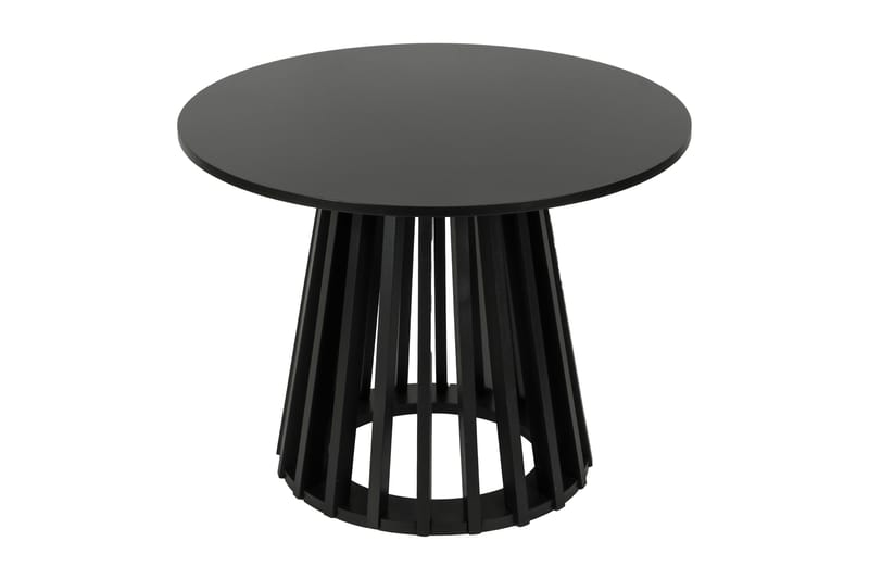Peyra sofabord rundt 60 cm finér - Sort - Møbler - Borde - Sofabord