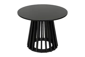 Peyra sofabord rundt 60 cm finér - Sortbejdset eg - Møbler - Borde - Sofabord